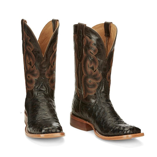Tony Lamas Boots Men's Quaid 11" Full Quill Western Boot Color Brown image 0