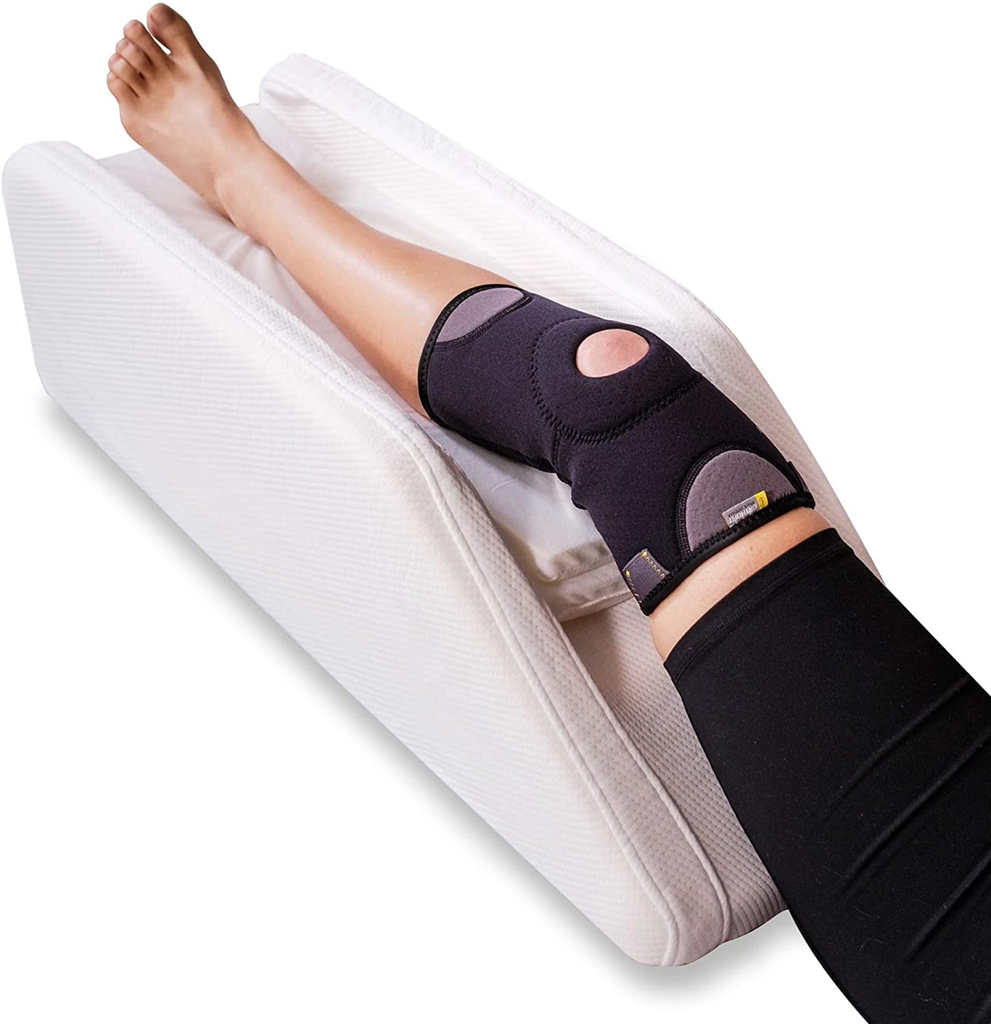 PureComfort - Adjustable Leg, Knee, Ankle Support and Elevation Pillow | Surgery | Injury | Rest | (Standard) image 1
