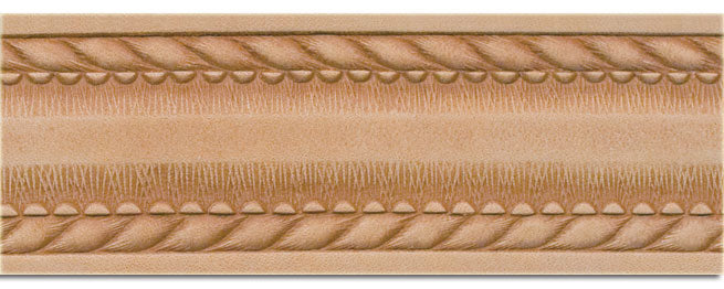 Tandy Leather Embossed Rope Edge Belt Blank 1-1/2" (38 mm) x 42" #4564-00 image 0