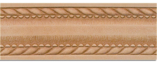 Tandy Leather Embossed Rope Edge Belt Blank 1-1/2" (38 mm) x 42" #4564-00 image 0