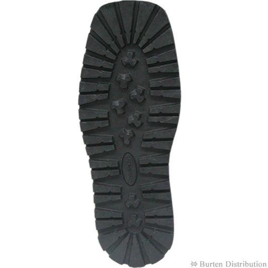 Soletech 148 'Flat Lug' Black Fullsole Rubber Replacement Shoe Repair image 0