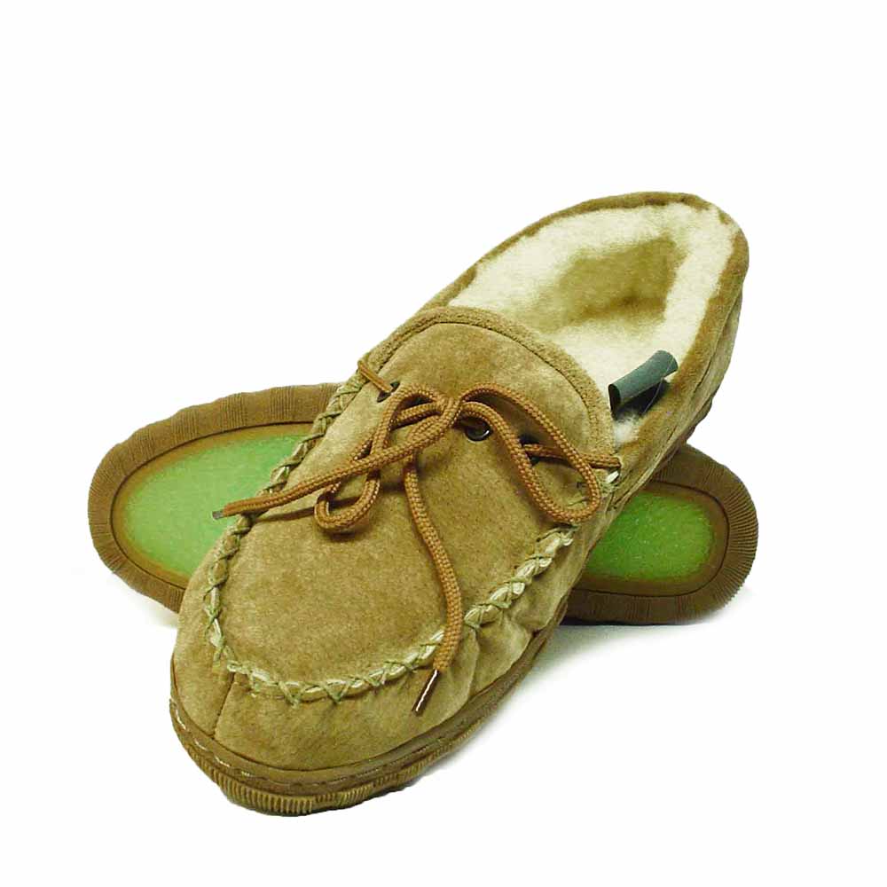 Cloud Nine Sheepskin Moccasin Slipper Tan Upper (1210) Size Womens's 10-10.5 image 0