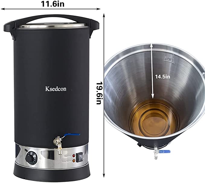 Wax Melter for Candle Making with Thermal Jacket, 20Qts/29.26Lbs Candle Melting Pot, Candle Wax Melting Pot Able to Melt All Kinds of Wax image 4