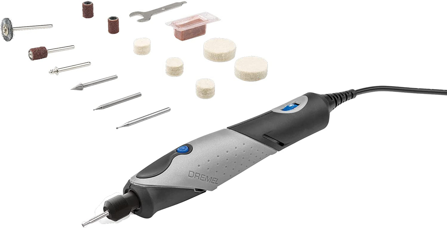 Dremel 2050-15 Stylo+ Versatile Craft Rotary Tool, Wood Carving Detail Tool, Perfect for Glass Etching, Leather Burnishing, Jewelry Making, Polishing, Woodworking and More Craft Projects , Gray image 0