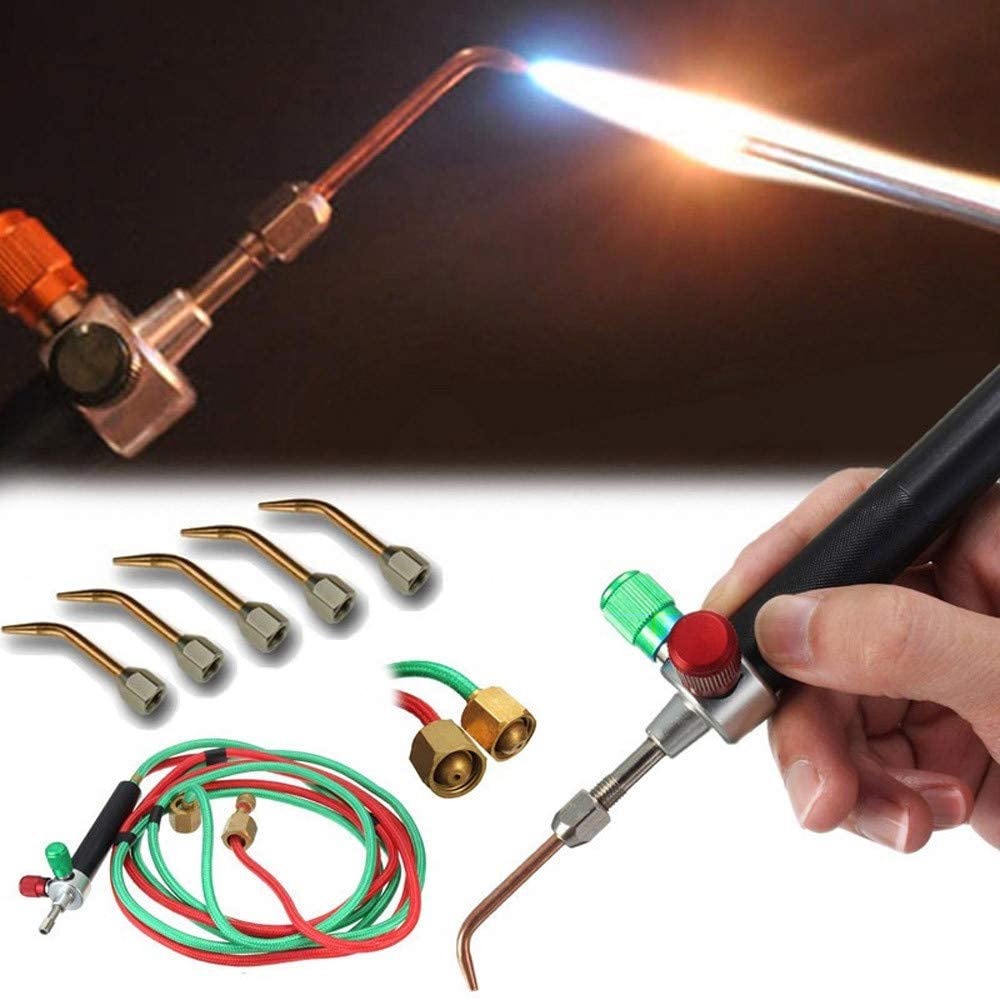 Mini Torch Soldering Jewelry Welding Micro Soldering Brazing Cutting Tools Kit &amp; 5 Tips image 1