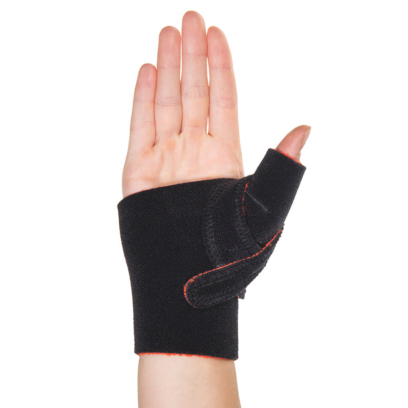 Thermoskin Cross-X CMC Thumb Splint, Left, Black, 8*100 image 0