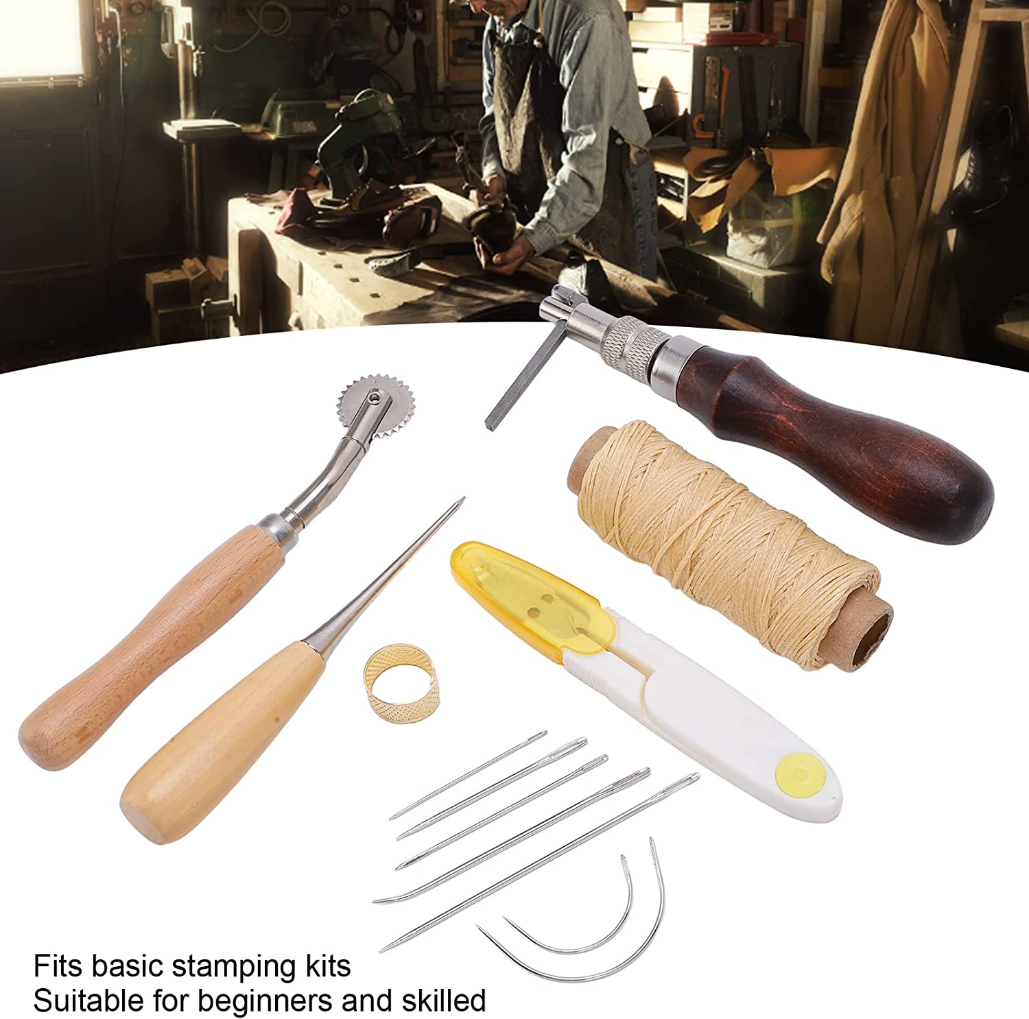 Leather Work Tools, Leather Tools A Handy DIY kit for Beginners and Experts Alike image 3