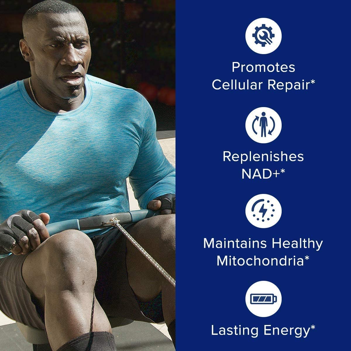 Patented NAD+ Booster Supplement More Efficient Than NMN - Nicotinamide Riboside for Cellular Energy Metabolism &amp; Repair. Vitality, Muscle Health, Healthy Aging - 120ct - 150mg (2 Months / 1 Bottle) image 3