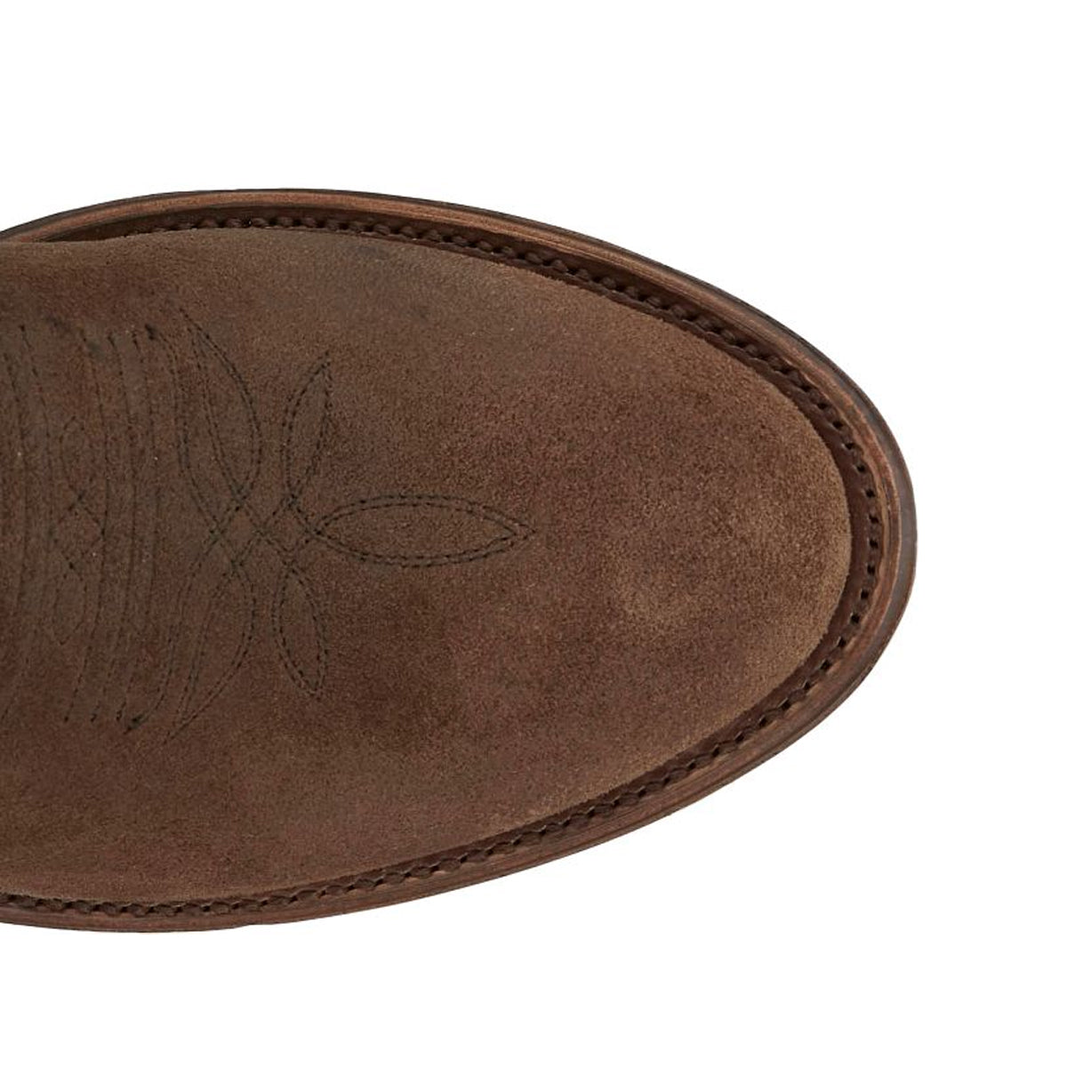 Tony Lamas Boots Men's Western Amado 12" Suede  Color Taupe image 3