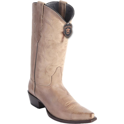 LOS ALTOS BOOTS MENS #942709 SNIP TOE | GENUINE GRISLY LEATHER BOOTS | COLOR POMEX image 0