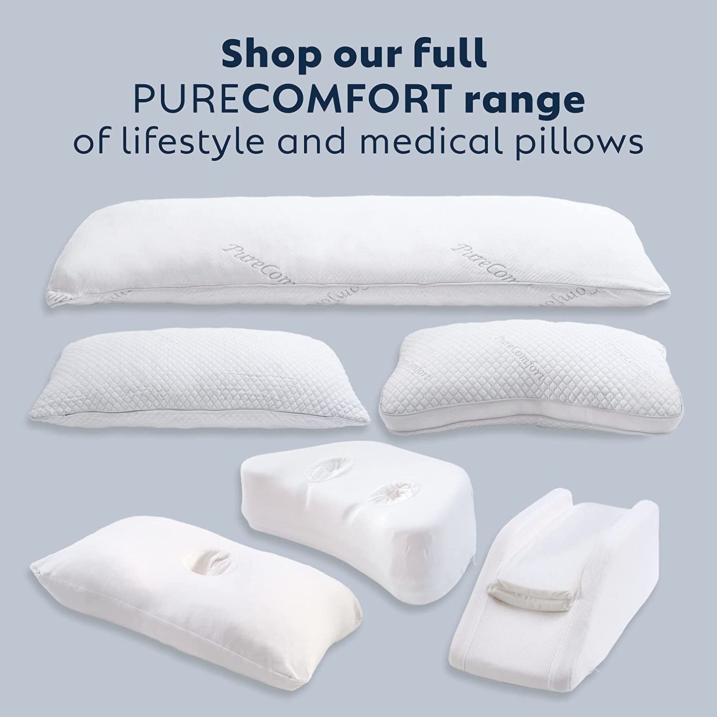 PureComfort - Adjustable Leg, Knee, Ankle Support and Elevation Pillow | Surgery | Injury | Rest | (Standard) image 6