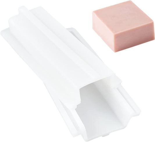 AHANDMAKER Square Shape Tube Column Silicone Soap Mould, Embed Soap Making Supplies Column Silicone Mould for DIY Craft Christmas Cake Baking Handmade Candle Soap Making Supplies image 0