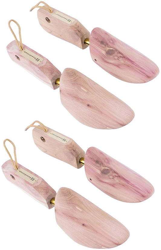 FootFitter Western Cedar Boot Tree - Best Shoe Trees for Western Cowboy Style Boots with USA Wood - CW12, 2 PACK image 0