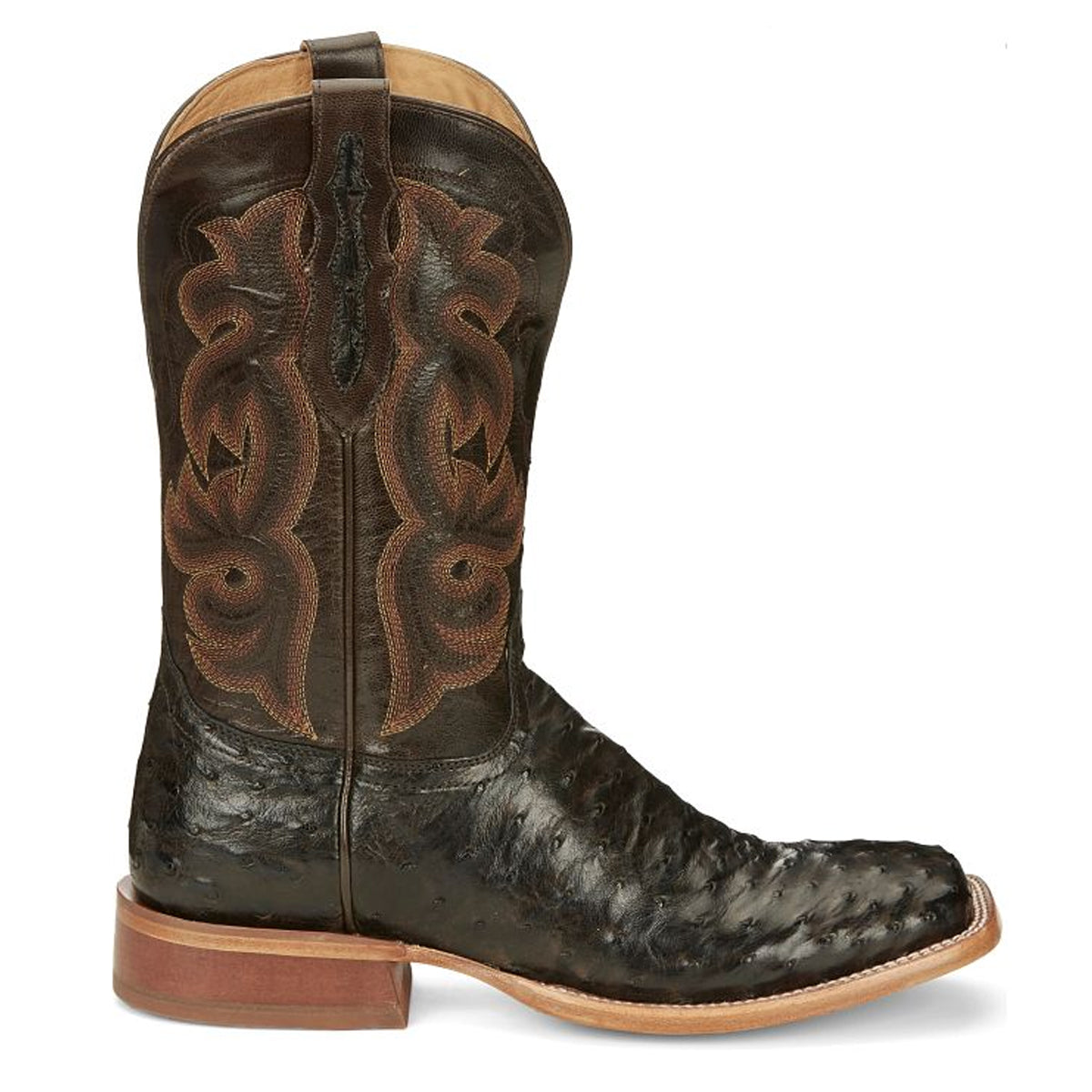 Tony Lamas Boots Men's Quaid 11" Full Quill Western Boot Color Brown image 3