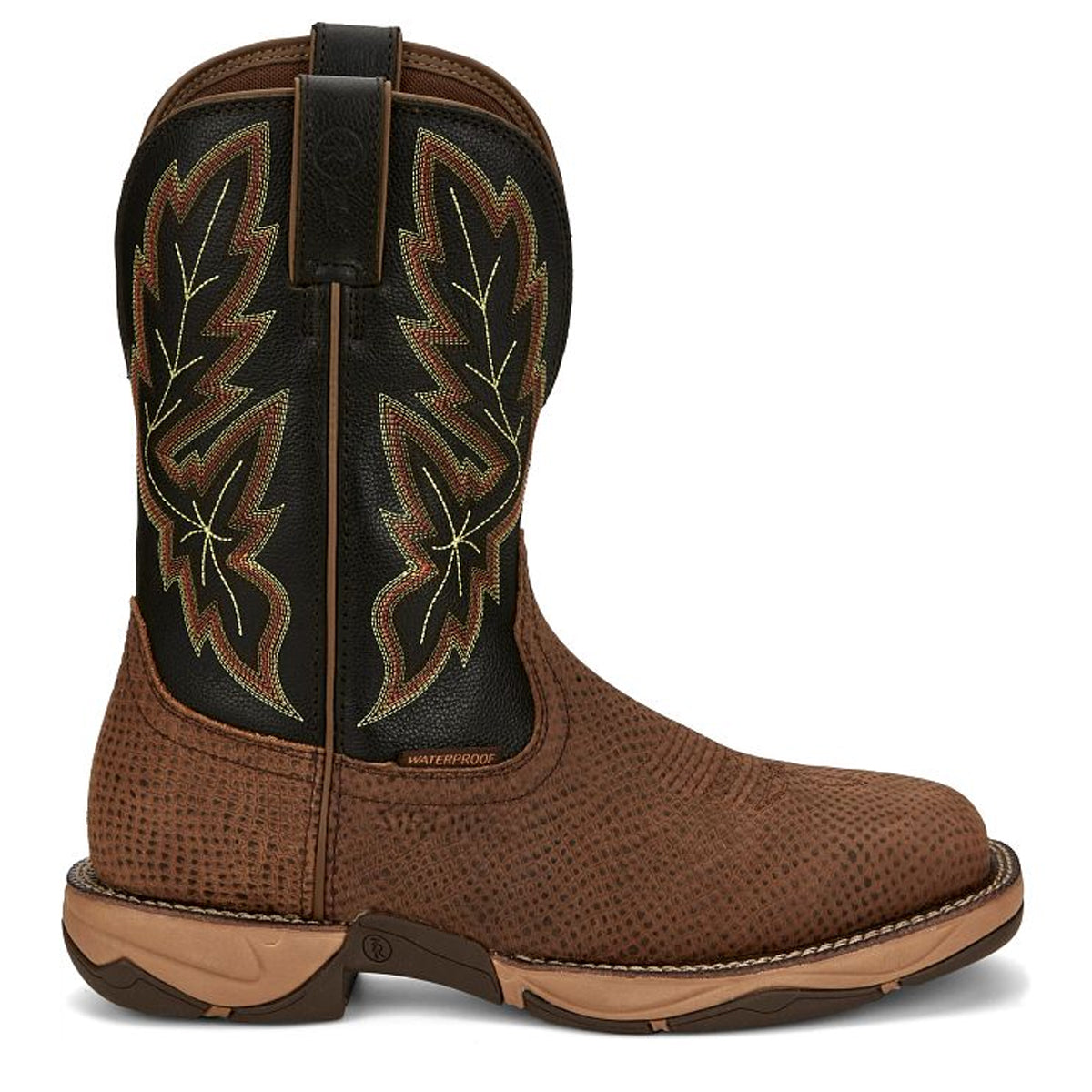 Tony Lamas Boots Men's Footwear Work Medford 11" Steel Toe Waterproof Work Boot Color Adder Brown image 3