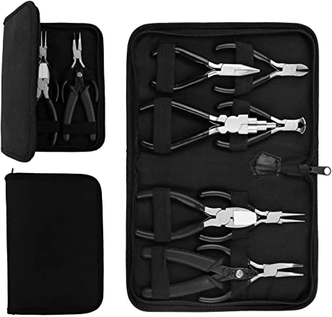 Faluckyy Jewelry Pliers, 8pcs Jewelry Making Pliers Tools Micro Jewelry Pliers Set Jewelry Making Kit for Jewelry Making Supplies image 0