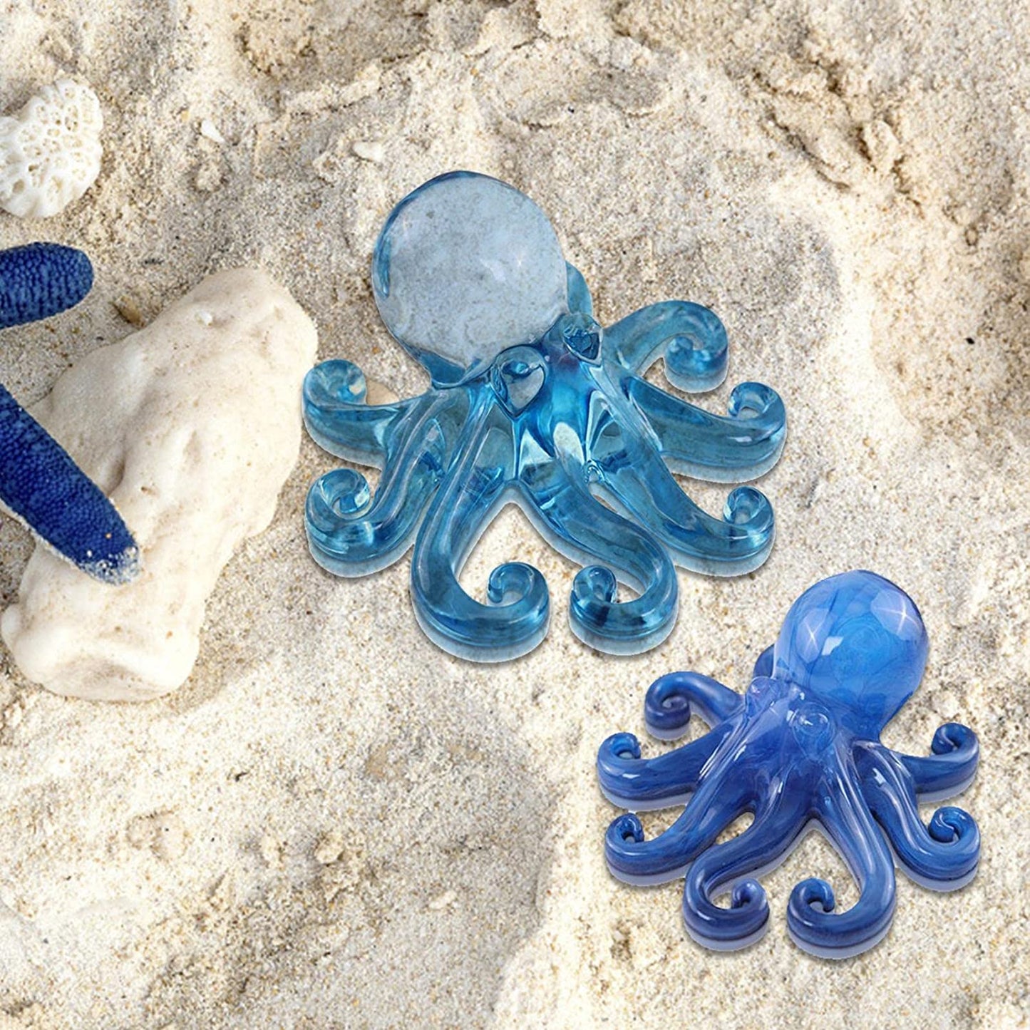 Uwariloy Octopus Epoxy Resin Molds, Creative Octopus Shape Sculpture Casting Mold, Silicone Resin Mould for DIY Crafts Soap Candle Making Chocolate Cake Beeswax image 2