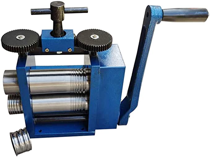 Manual Jewelry Rolling Mill Machine, 3" Roller Rolling Mill Combination Rolling Mill Machine, 75mm Jewelry Press Machine, Jewelry Making DIY Tool image 0