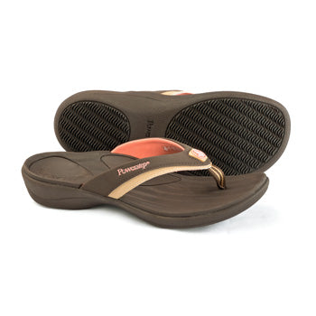Fusion Women's Orthotic Sandals, Brown image 3