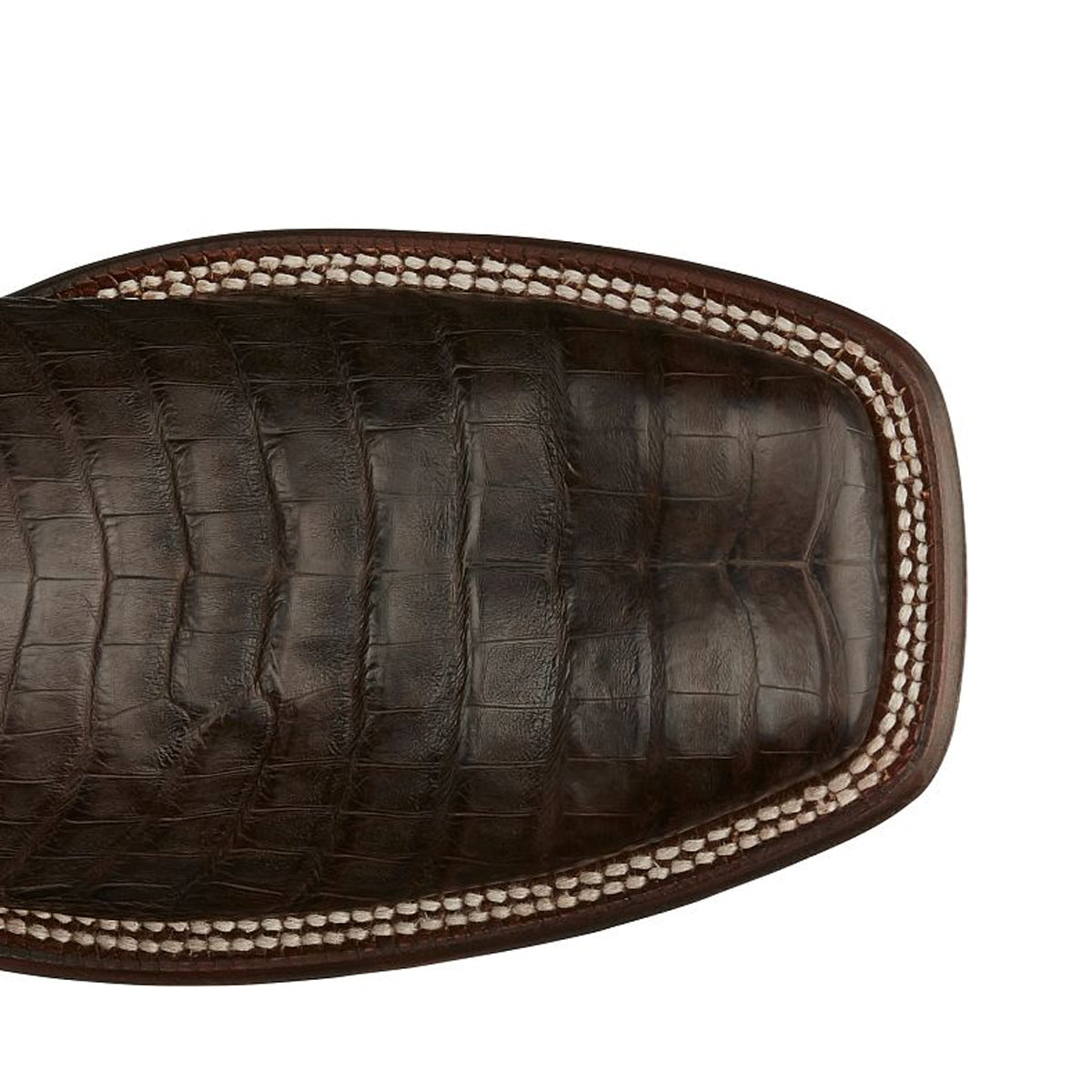 Tony Lamas Boots Men's Footwear Western Canyon 11" Caiman Belly Tail Color Brown image 3