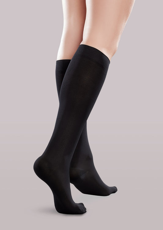 Women's Mild Support Microfiber Knee Highs image 0