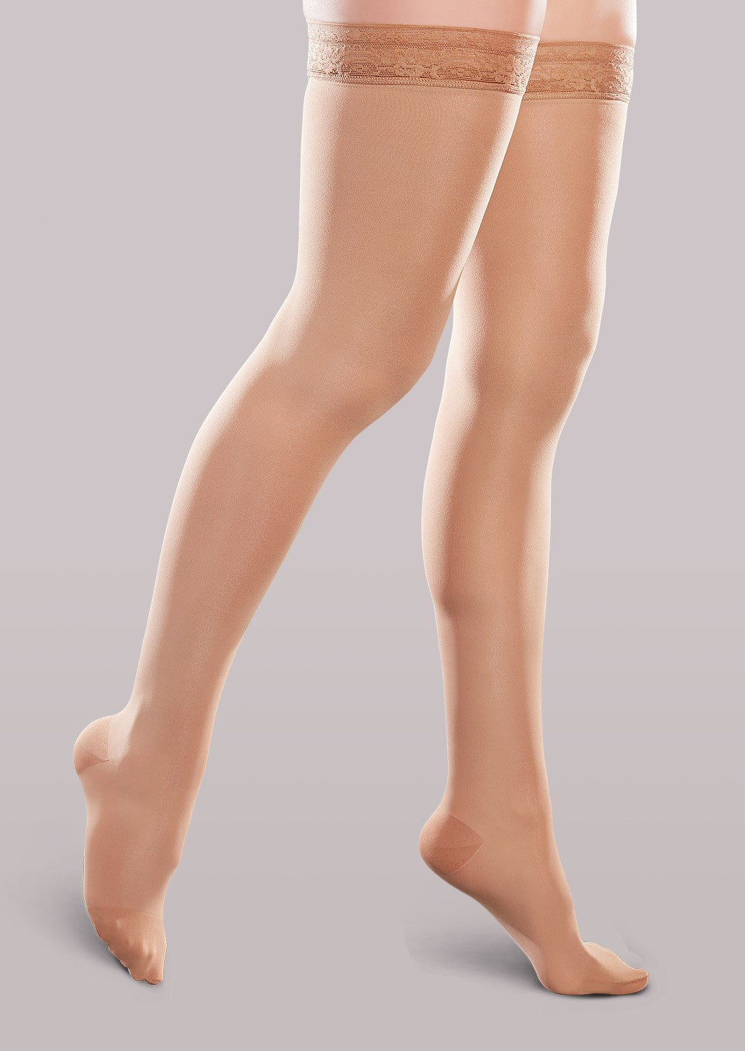 Women's Mild Support Microfiber Thigh Highs image 2
