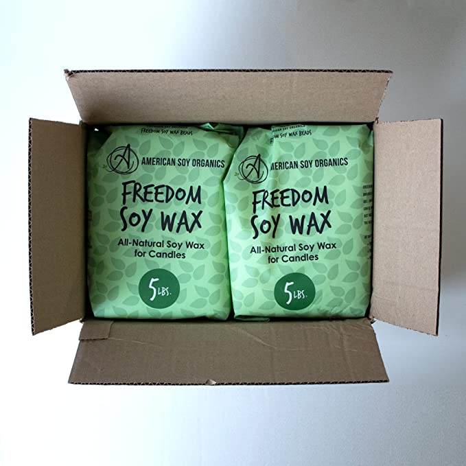 American Soy Organics- 10 lb of Freedom Soy Wax Beads for Candle Making – Microwavable Soy Wax Beads – Premium Soy Candle Making Supplies image 3