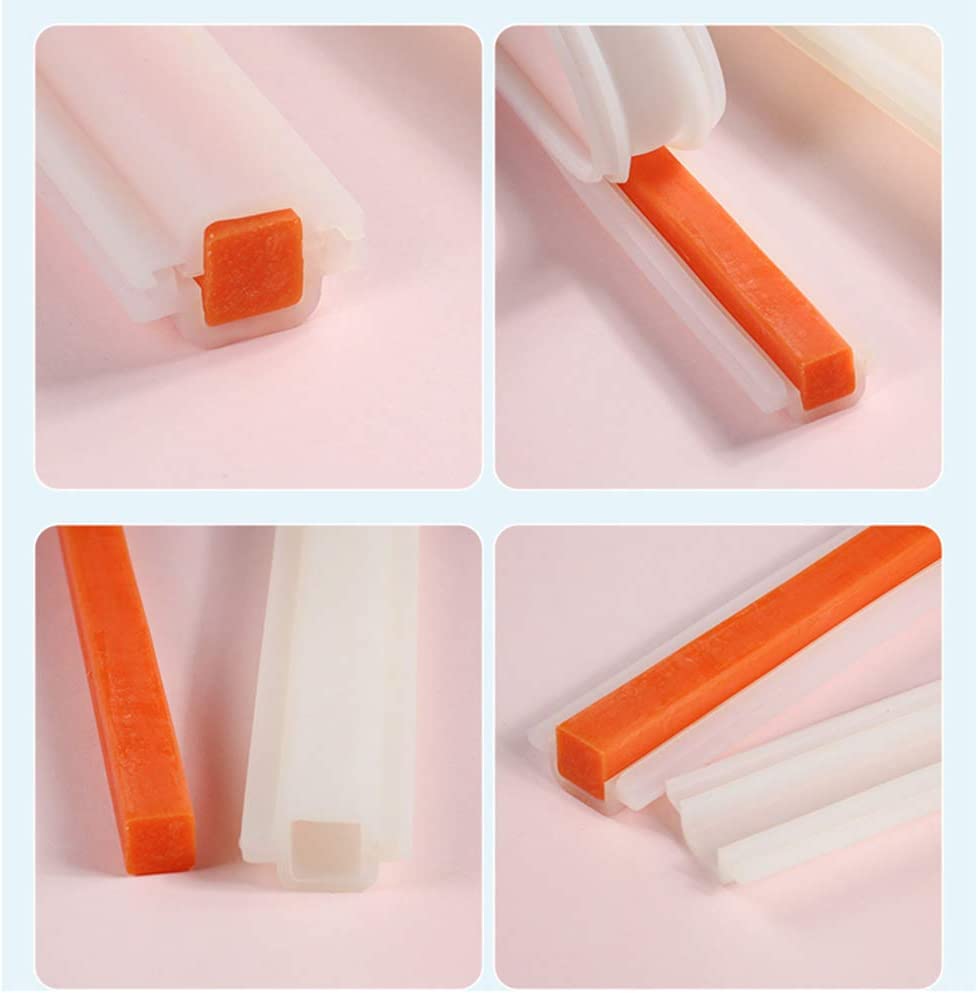 EchoDone Square Tube Column Silicone Soap Candle Mold Embed Soap Making Supplies Silicone Mold for Soap image 3