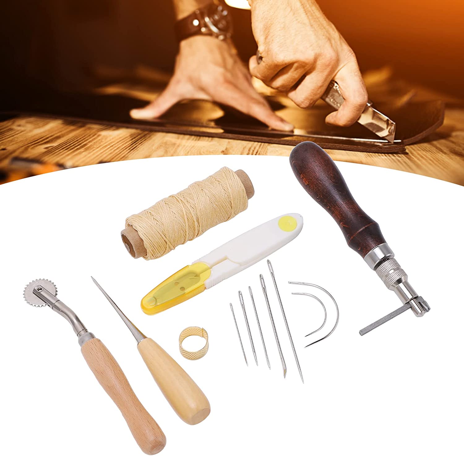 Leather Work Tools, Leather Tools A Handy DIY kit for Beginners and Experts Alike image 1