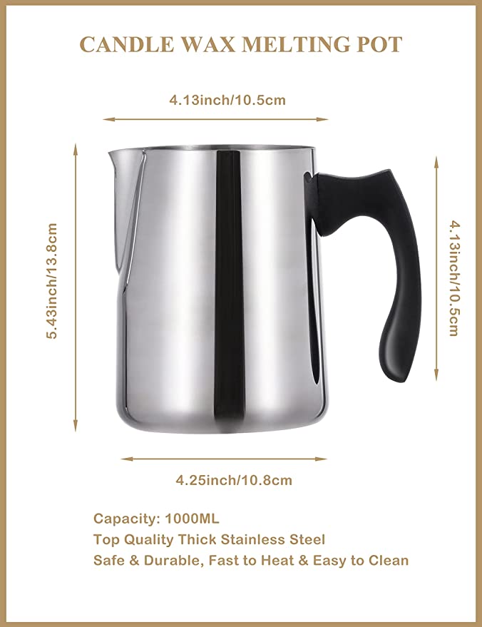 olorvela Soy Candle Making Kit for Adults with Soy Wax Flakes &amp; Candle Wax Melting Pot, Candle Making Supplies with Instructions image 2