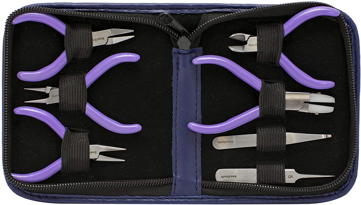 Beadsmith 7-Piece Jewelry Pliers Set with Case, Mini image 3