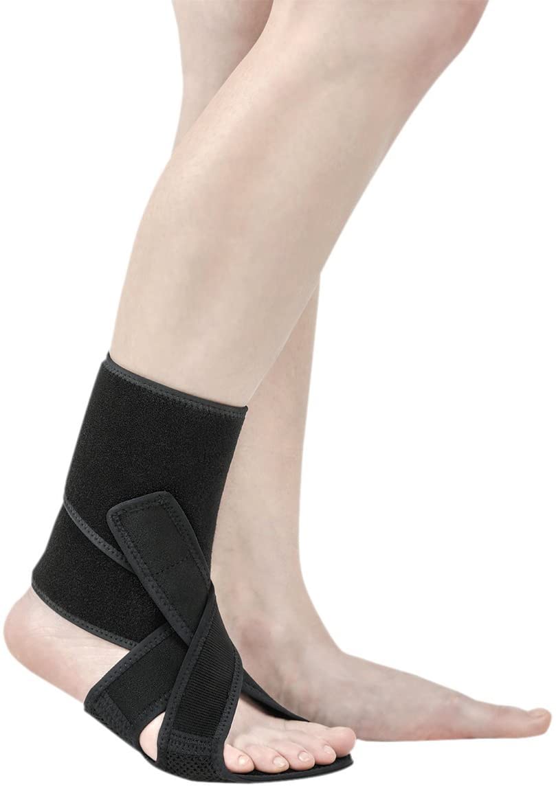 NEOFECT Drop Foot Brace - Breathable Neoprene, Foot Drop, Adjustable Ankle Brace, Achilles Tendonitis, Plantar Fasciitis, Stroke, TBI, ALS, MS, Bone Fracture, AFO, ASO (Right) image 0
