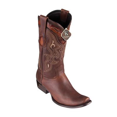 MEN'S KING EXOTIC LEATHER BOOTS DUBAI TOE HANDCRAFTED WALNUT (4799940) image 0