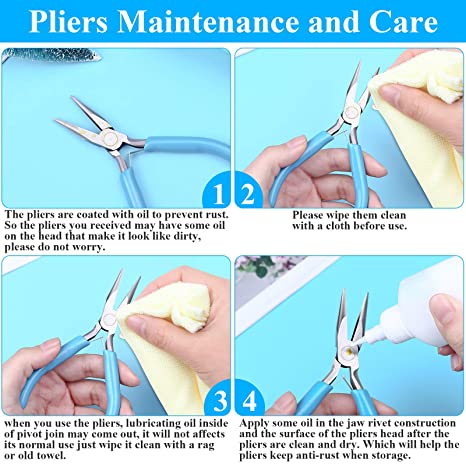 Jewelry Pliers, Shynek 8pcs Jewelry Making Pliers Tools Micro Jewelry Pliers Set Jewelry Making Kit for Jewelry Making Supplies image 4