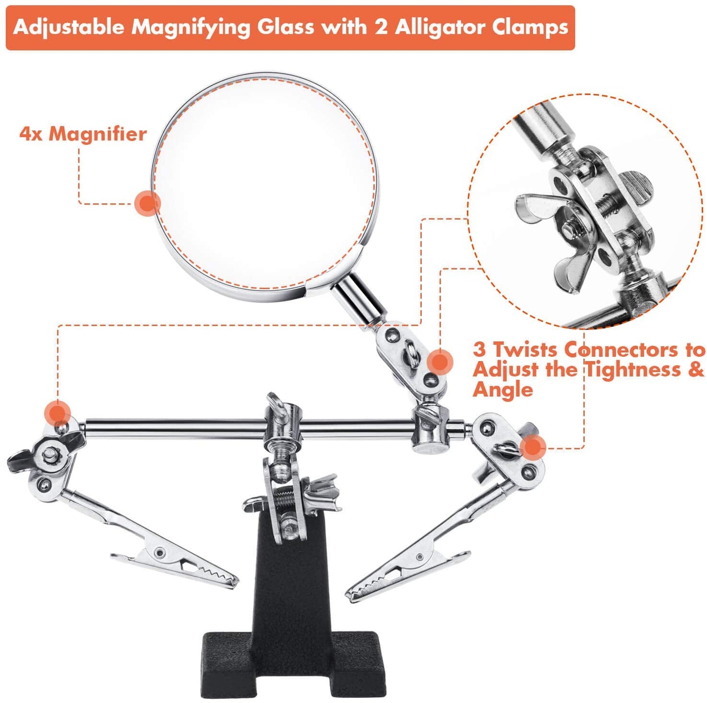Paxcoo Jewelry Making Supplies Wire Wrapping Kit with Jewelry Beading Tools, Jewelry Wire, Helping Hands and Jewelry Findings for Jewelry Repair, Beading image 3