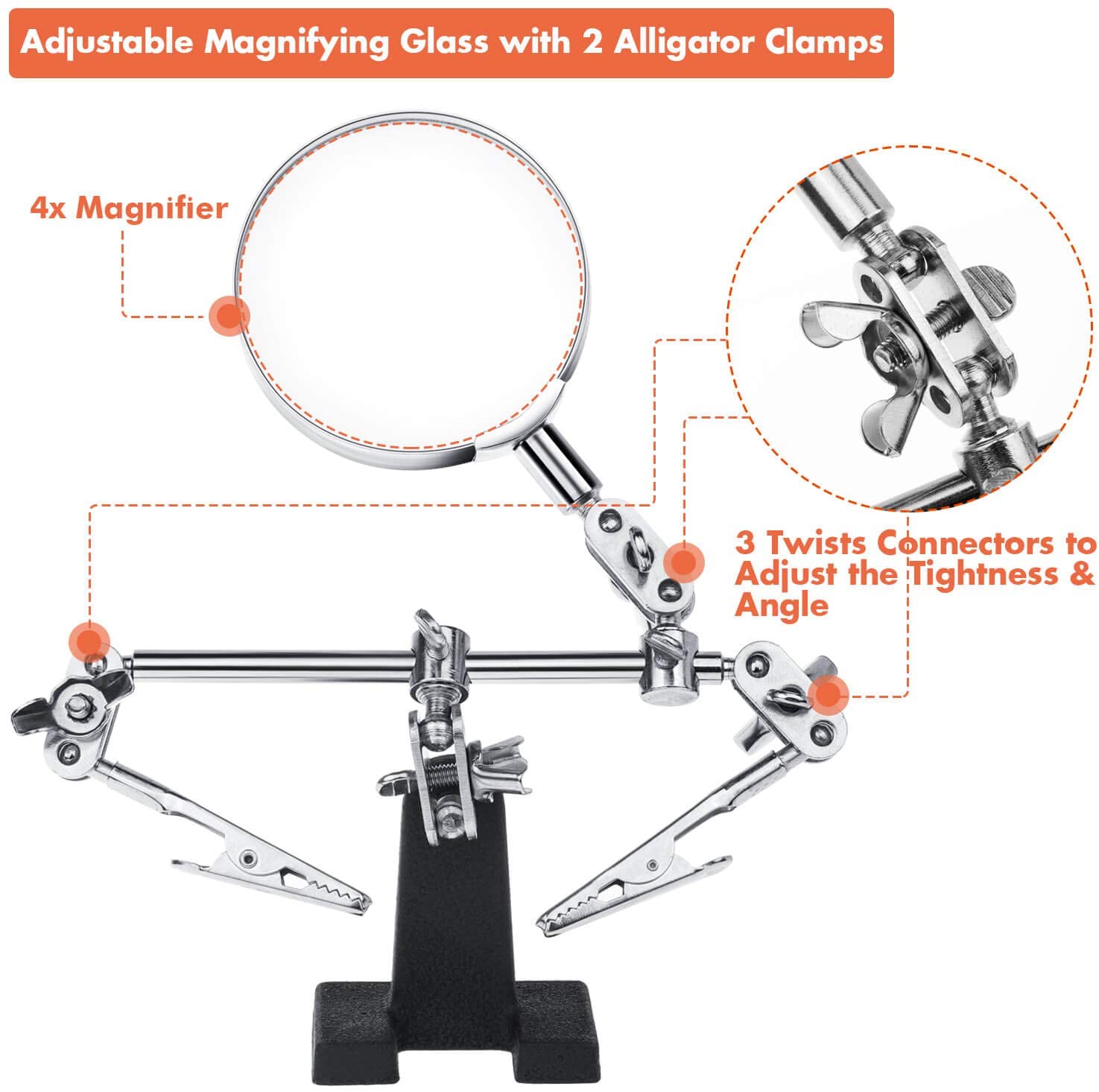 Paxcoo Jewelry Making Supplies Wire Wrapping Kit with Jewelry Beading Tools, Jewelry Wire, Helping Hands and Jewelry Findings for Jewelry Repair, Beading image 3