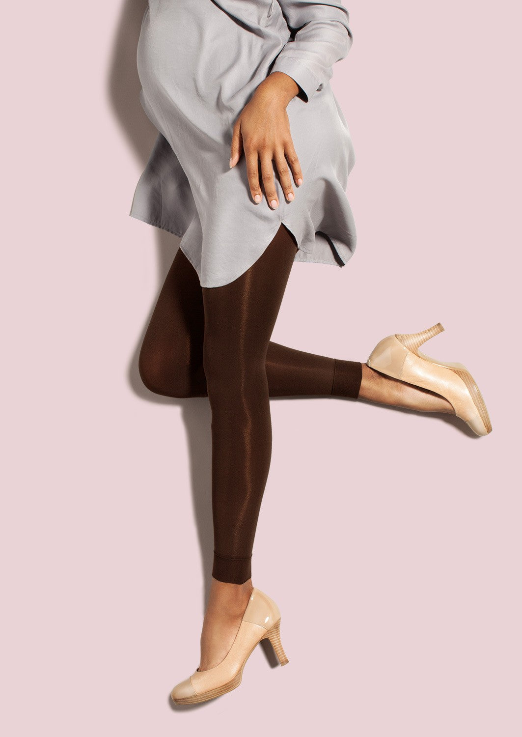 Light Support Maternity Footless Tights image 2