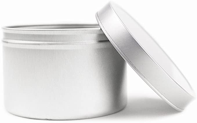EricX Light Candle Tin 24 Piece, 8 oz, for Candle Making image 1