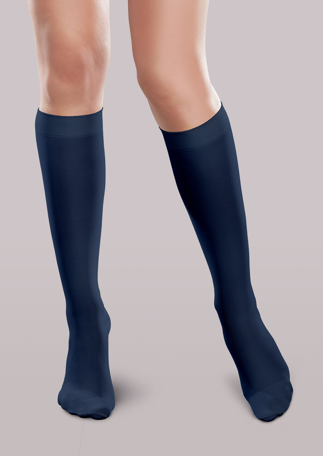 Women's Moderate Support Microfiber Knee Highs image 1