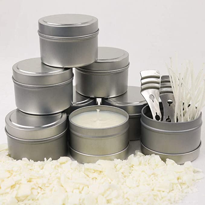 EricX Light Candle Tin 24 Piece, 4 oz, for Candle Making image 3