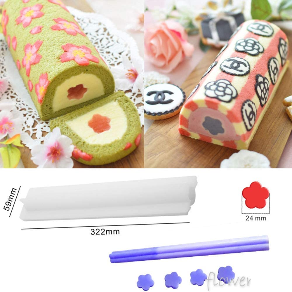 EchoDone Flower Tube Column Silicone Soap Candle Mold Embed Soap Making Supplies Silicone Mold for Soap image 6