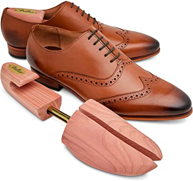 STRATTON MENS ADJUSTABLE SPLIT TOE CEDAR SHOE TREE - GROWN IN USA image 0