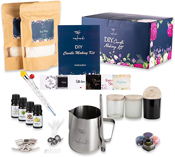 Velver Candle Making Kit Soy Wax Scented Candle DIY Candle Making Kit - Shuttle Art and Crafts Candle Kit for Adults image 0