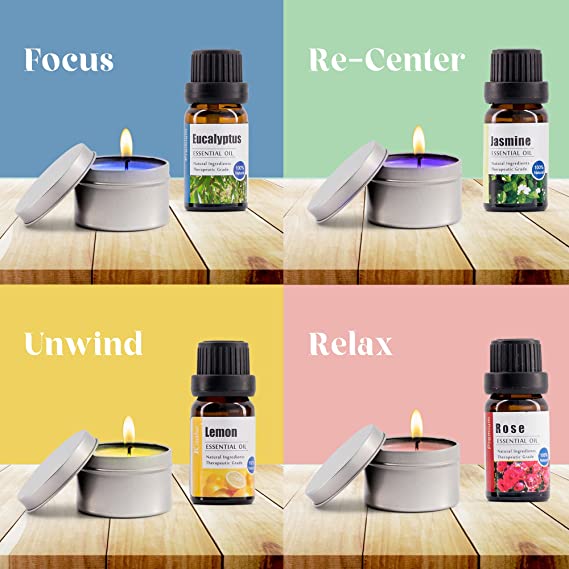Candle Making Kit for Adults - Easy Use Homemade Candle Kit - DIY Candle Making Kit for Beginners - Candle Maker Kit Include 12.7oz Soy Wax, 50 Wicks, 4 Color Dyes, 4 Oil Scents, &amp; More image 5