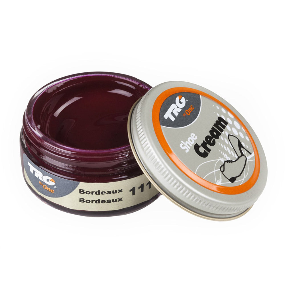 TRG Shoe Cream 1.7 Ounce Shoe Cream Amazing Vibrant Colors! | Shoe Care Self Shine Leather Boots, and Leather Shoes - #11 Bordeaux image