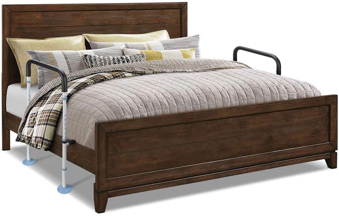 OasisSpace Bed Rail for Seniors, Medical Adjustable Bed Assist Rail Handle and Fall Prevention Safety Hand Guard Grab Bar for Elderly, Handicap - Fit King, Queen, Full, Twin image 5