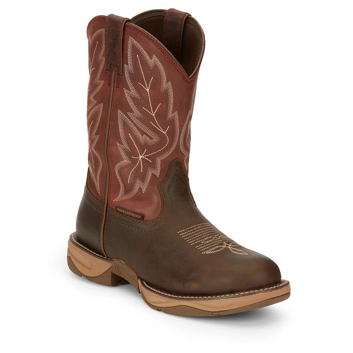 Tony Lamas Boots Men's Footwear Work Mankato 11" Wide Round Toe Waterproof Work Boot Color Estresso image 1