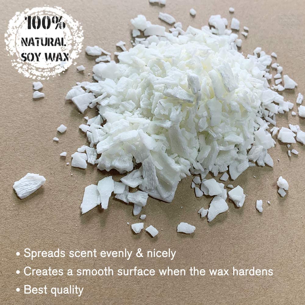Candle Making Kit Supplies, Soy Wax Making Kit Including Pot, Wicks, Sticker, Tins, Soybean Wax, Spoon &amp; More image 2