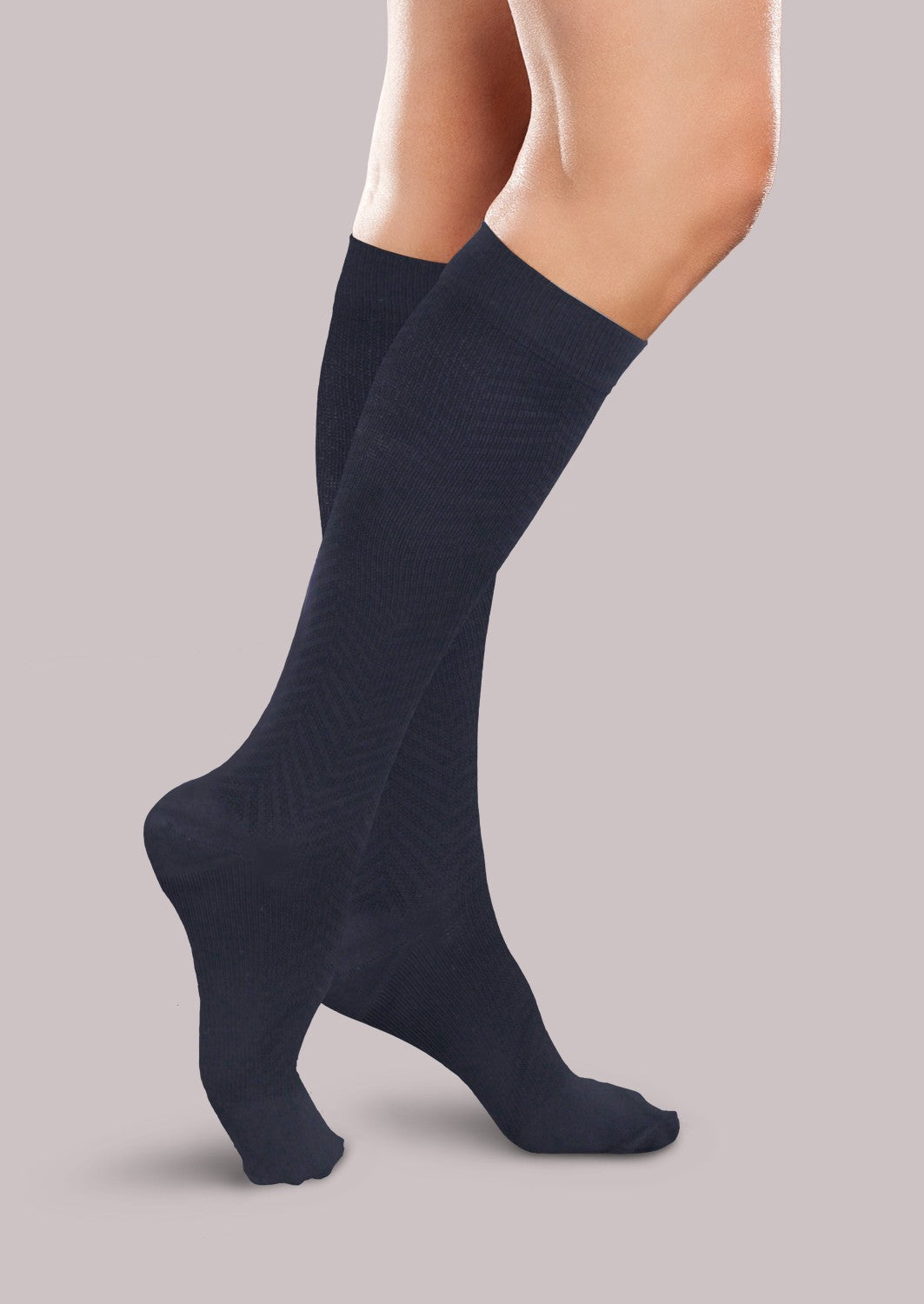 Women's Mild Support Chevron Trouser Sock image 0