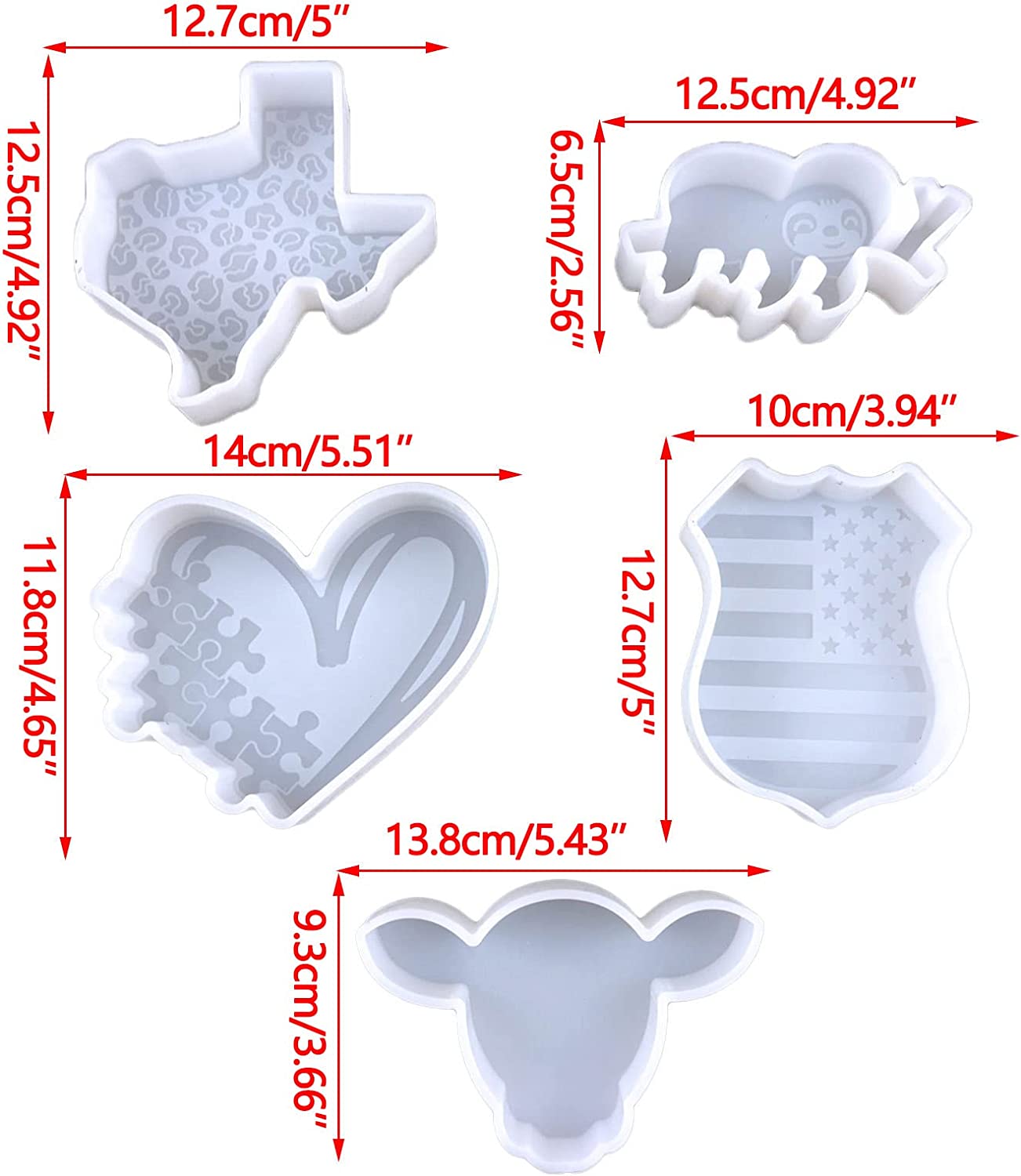 Car Freshie Molds Silicone Car Mold for Aroma Beads Car Supplies Silicone Mold for Soap Wax Melts Resin Molds Car Aromatherapy Silicone Mould image 1
